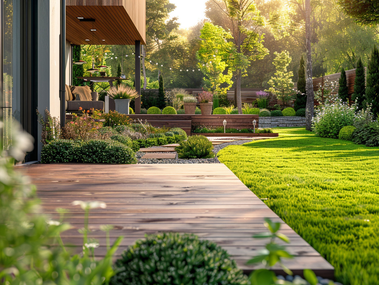 pelouse terrasse